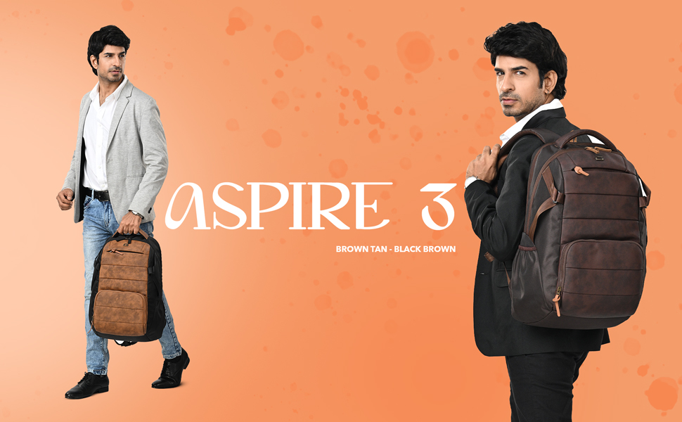Aspire 3 brown tan-black brown